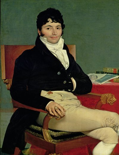 フィリベールリビエール（1766-1816）1805 作： Jean Auguste Dominique Ingres